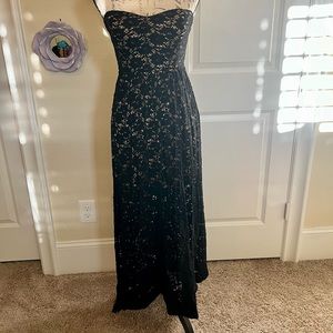 Sweetheart Open Back Strapless Tube Dress